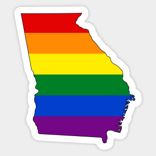 Georgia Pride! Sticker